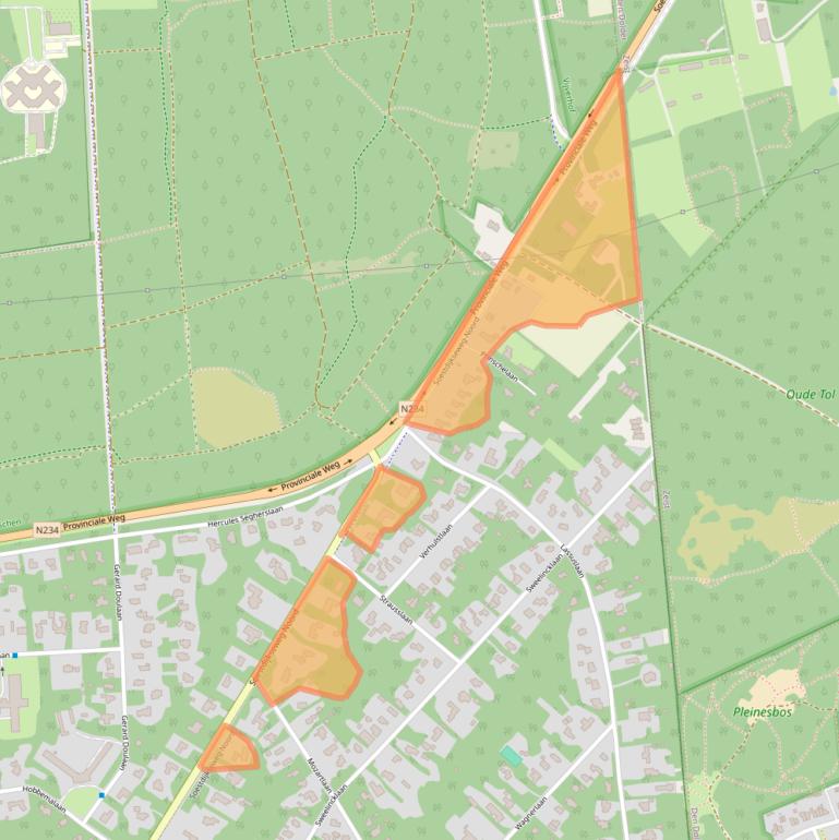Kaart van postcodegebied 3723HM.
