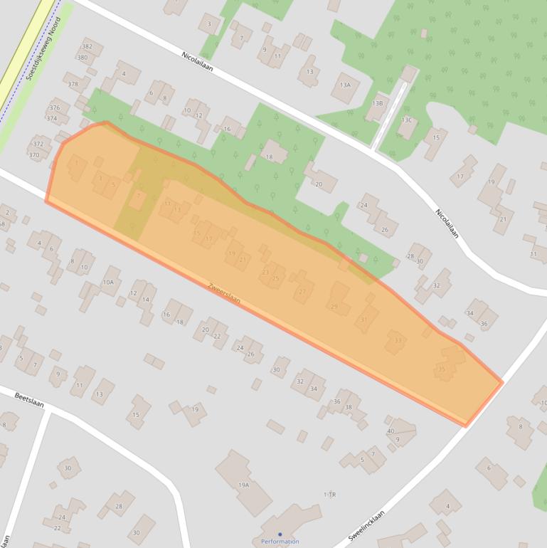 Kaart van postcodegebied 3723HN.