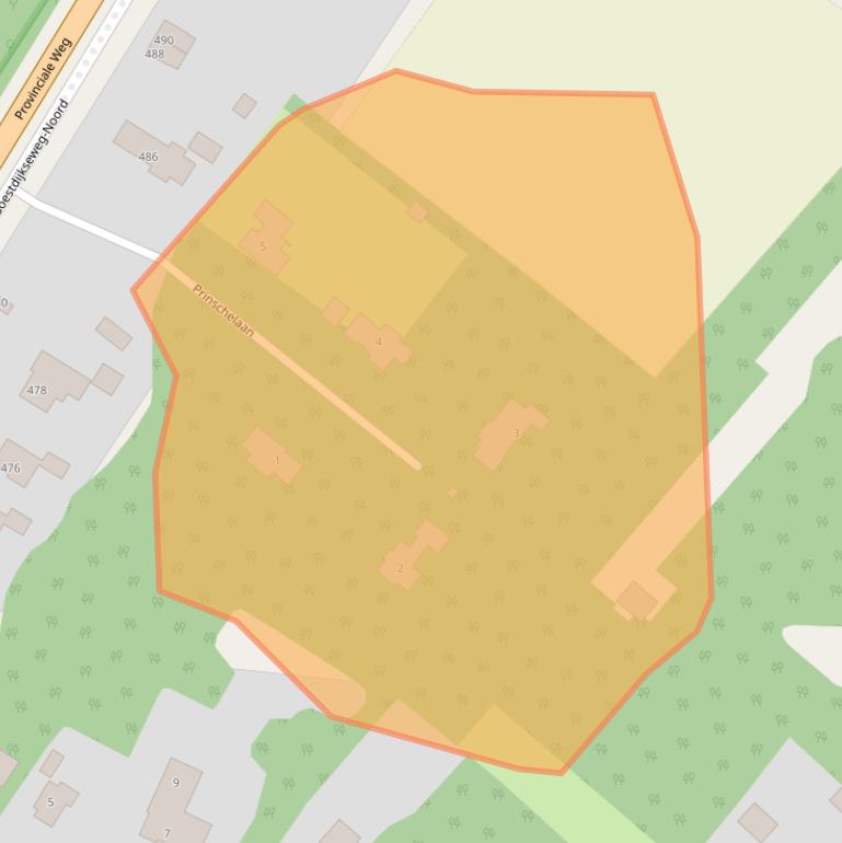 Kaart van postcodegebied 3723HZ.