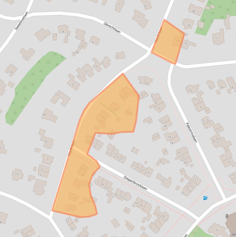 Kaart van postcodegebied 3723KH.