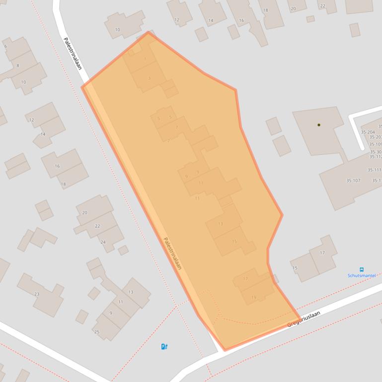 Kaart van postcodegebied 3723KM.