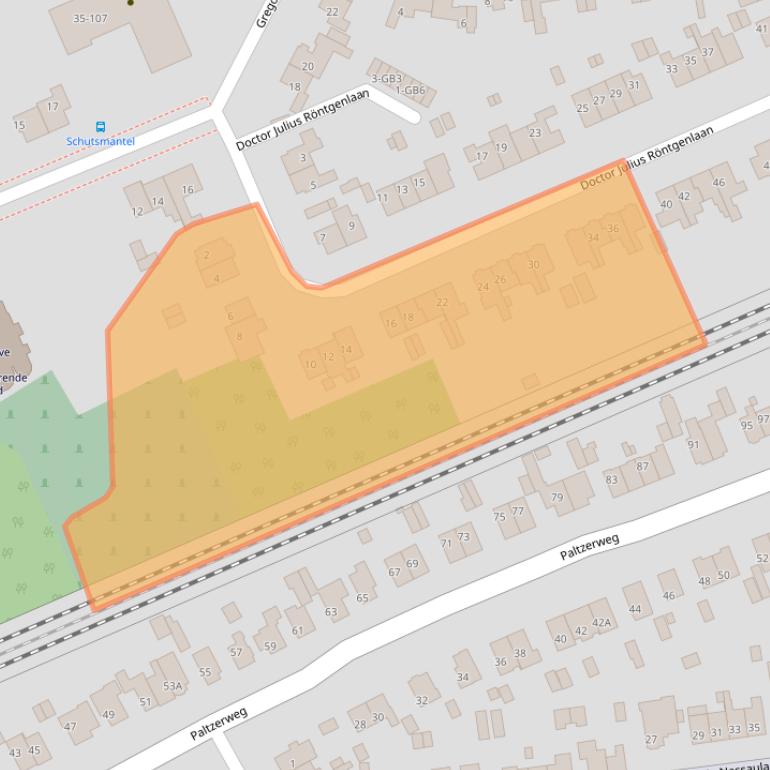 Kaart van postcodegebied 3723LB.