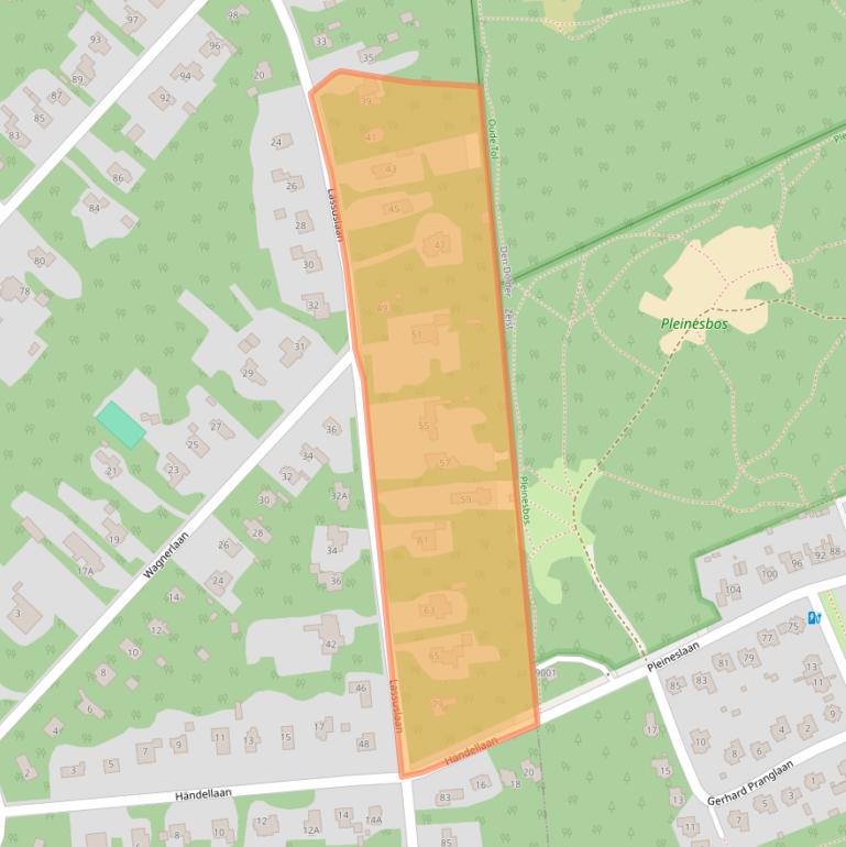 Kaart van postcodegebied 3723LH.