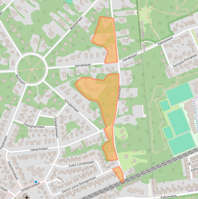 Kaart van postcodegebied 3723LL.