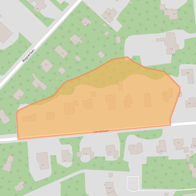 Kaart van postcodegebied 3723LS.