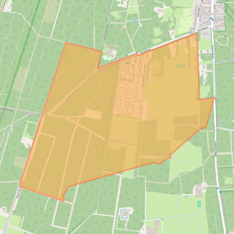 Kaart van postcodegebied 3723ME.