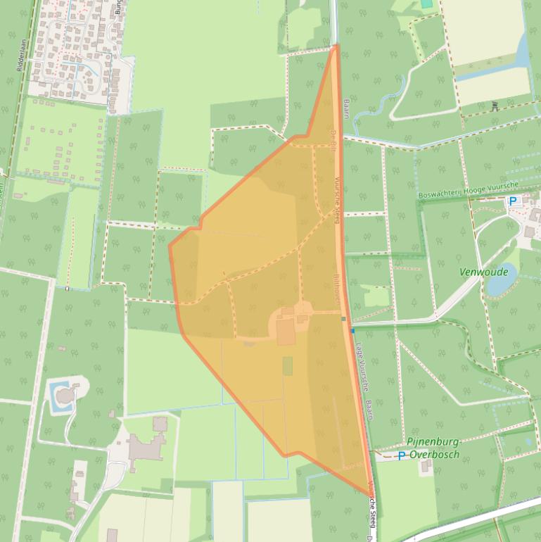Kaart van postcodegebied 3723MG.