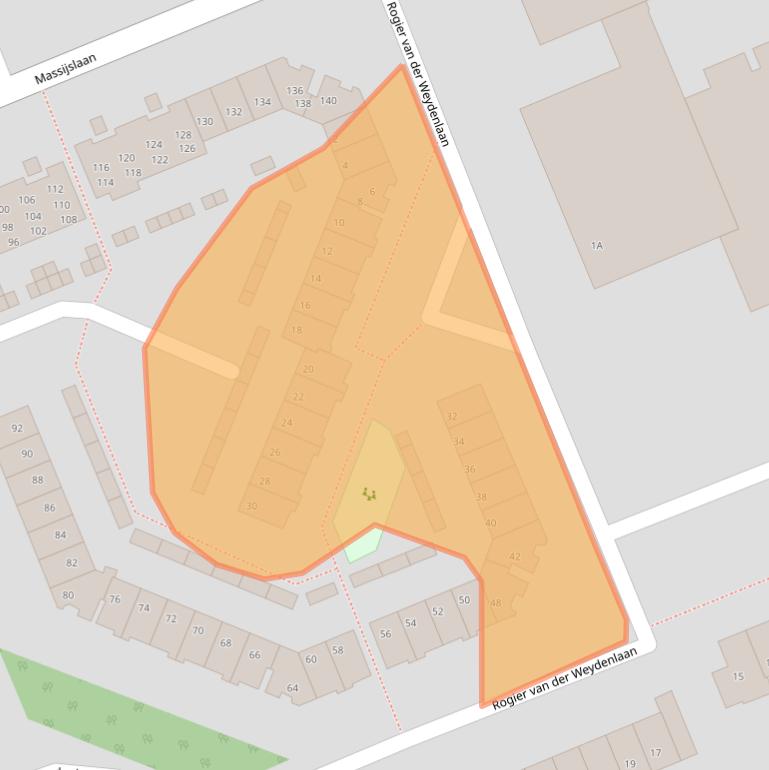 Kaart van postcodegebied 3723ND.