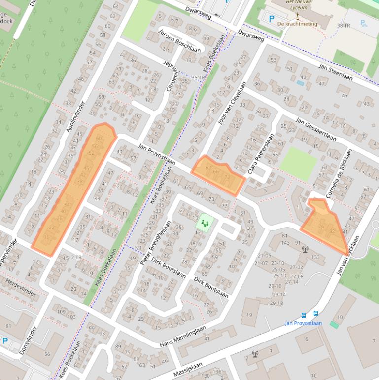Kaart van postcodegebied 3723RD.