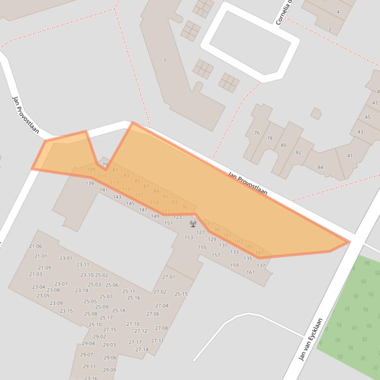 Kaart van postcodegebied 3723RP.