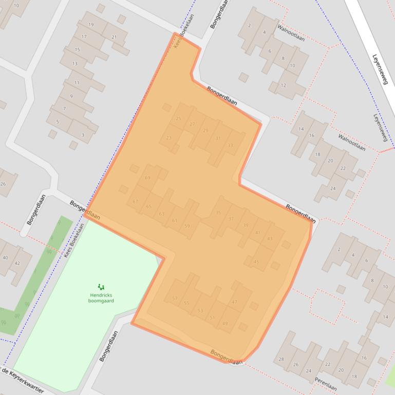 Kaart van postcodegebied 3723VB.