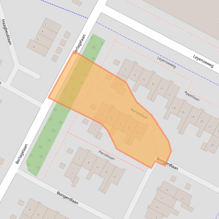 Kaart van postcodegebied 3723VE.