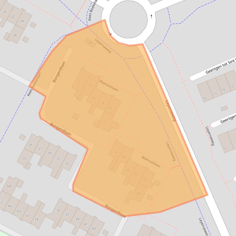 Kaart van postcodegebied 3723VH.