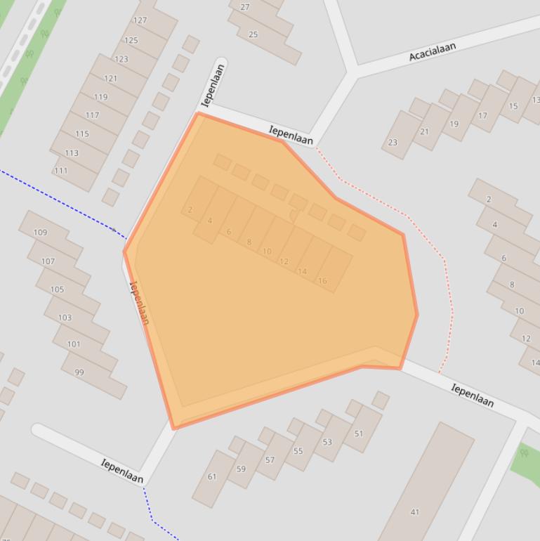 Kaart van postcodegebied 3723XH.