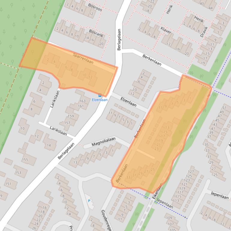 Kaart van postcodegebied 3723XM.