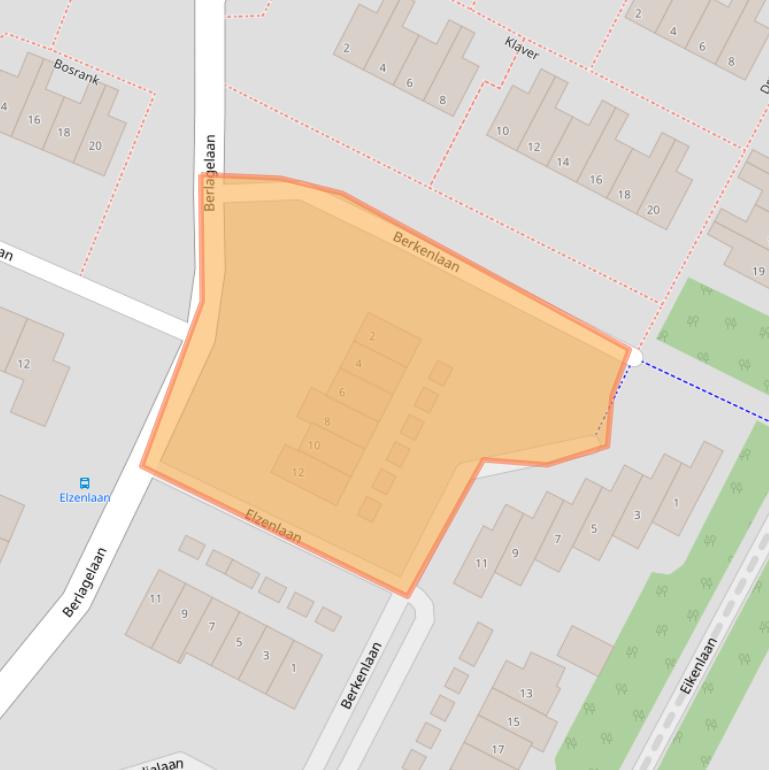 Kaart van postcodegebied 3723XN.