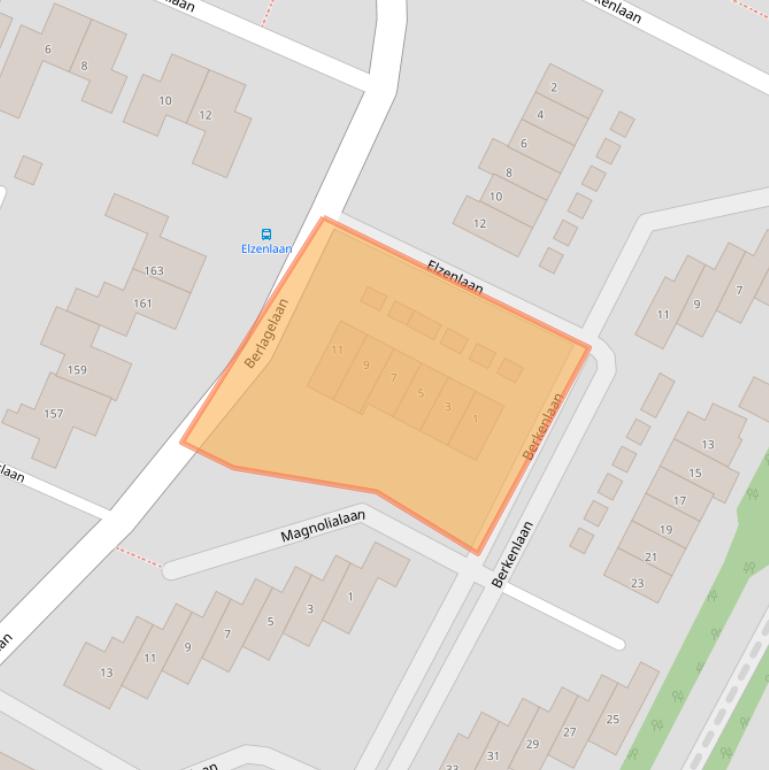 Kaart van postcodegebied 3723XP.