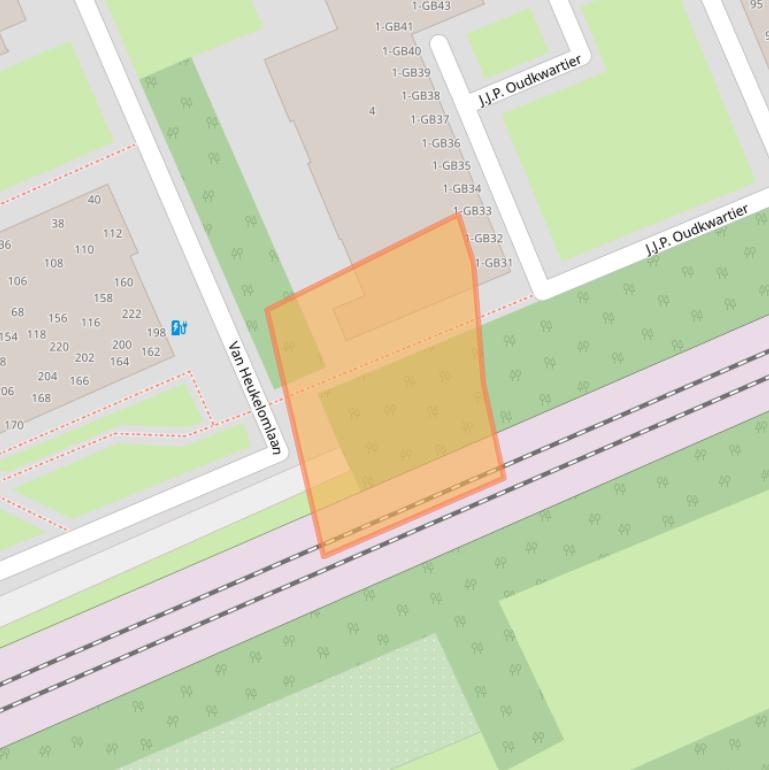 Kaart van postcodegebied 3723ZE.