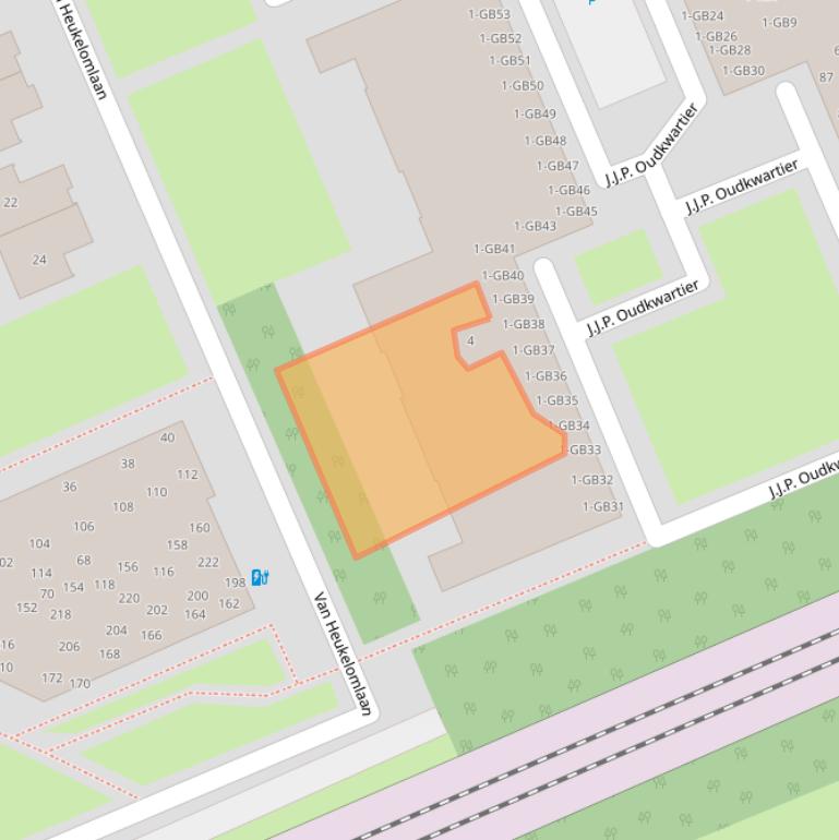 Kaart van postcodegebied 3723ZG.