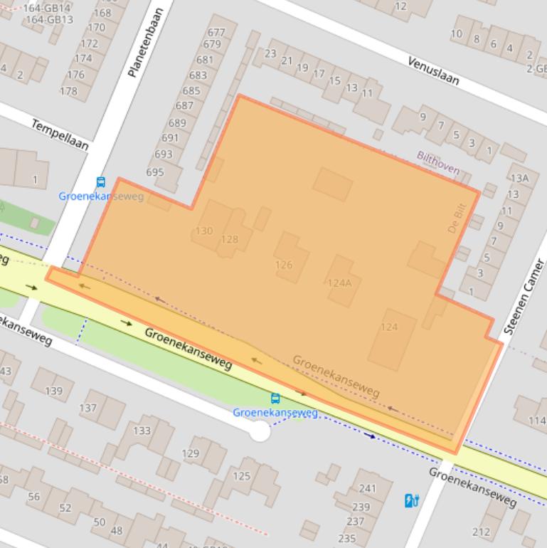 Kaart van postcodegebied 3731AK.