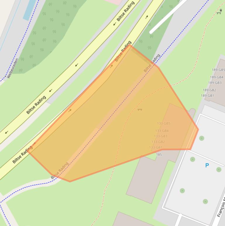 Kaart van postcodegebied 3731BC.