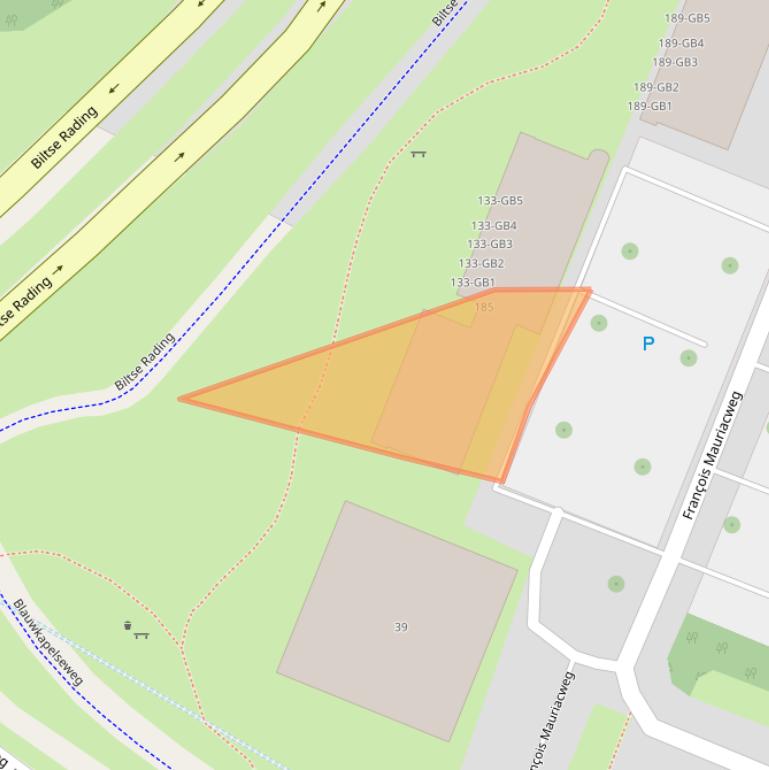 Kaart van postcodegebied 3731BD.