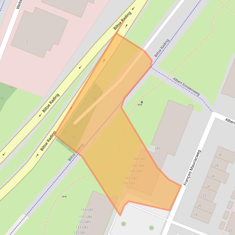 Kaart van postcodegebied 3731BE.