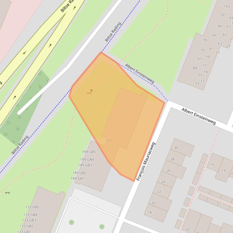 Kaart van postcodegebied 3731BG.