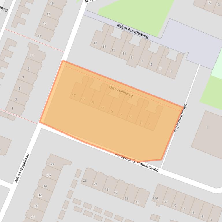 Kaart van postcodegebied 3731CC.
