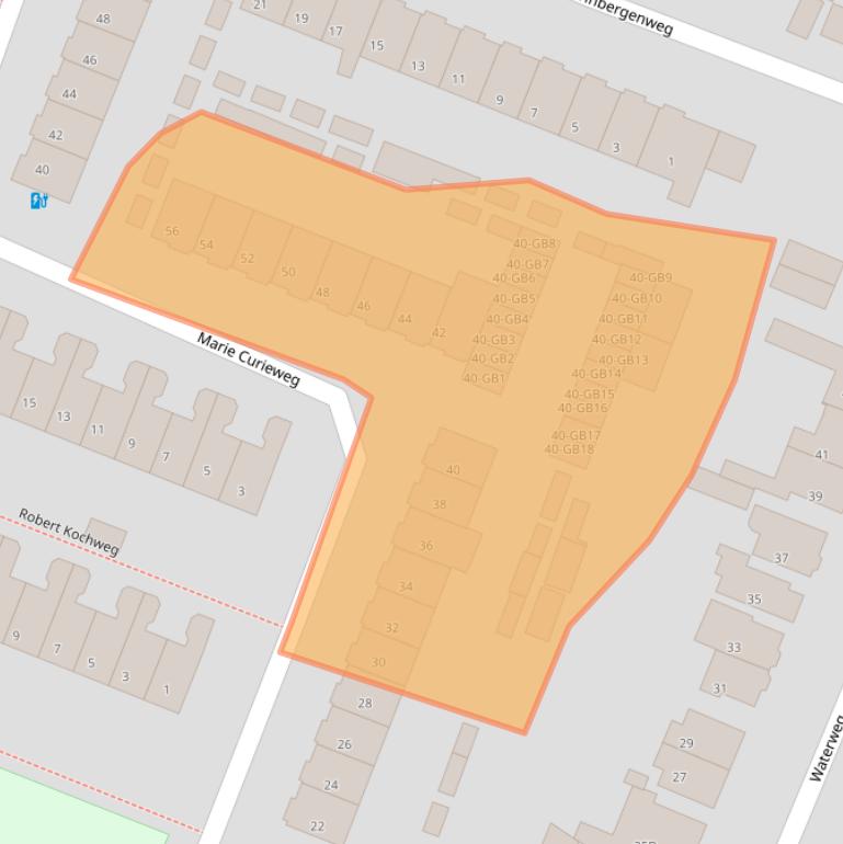 Kaart van postcodegebied 3731CH.