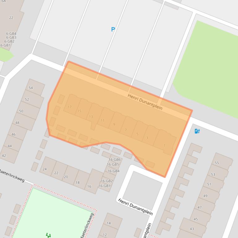 Kaart van postcodegebied 3731CK.