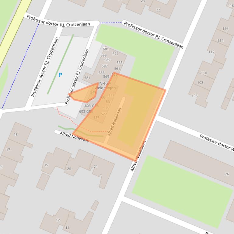 Kaart van postcodegebied 3731DR.