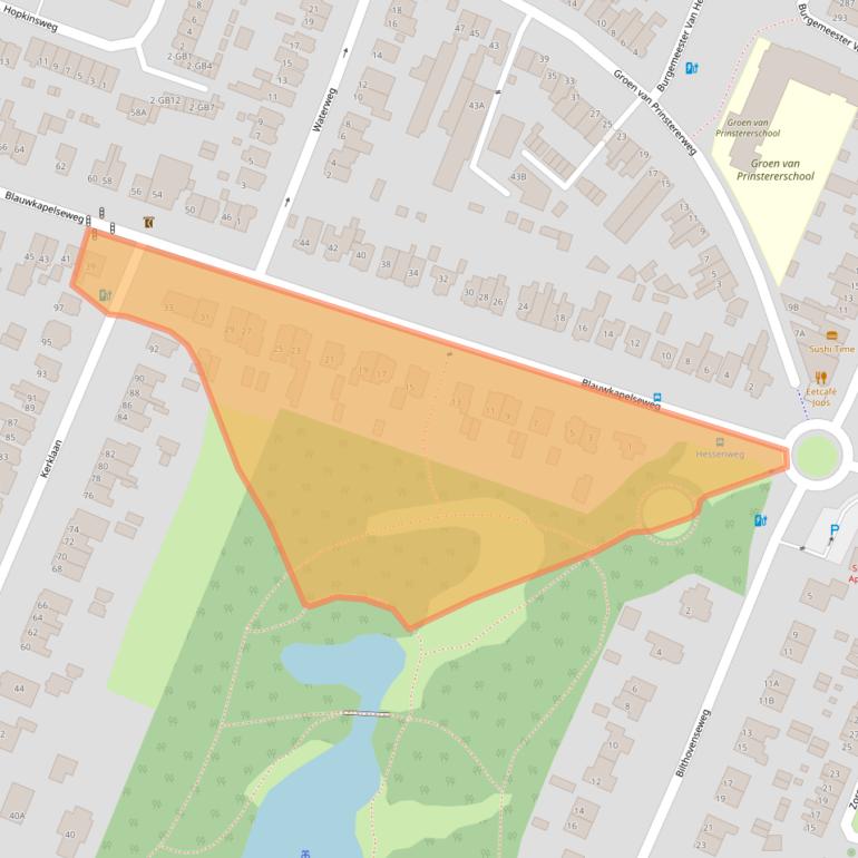 Kaart van postcodegebied 3731EA.