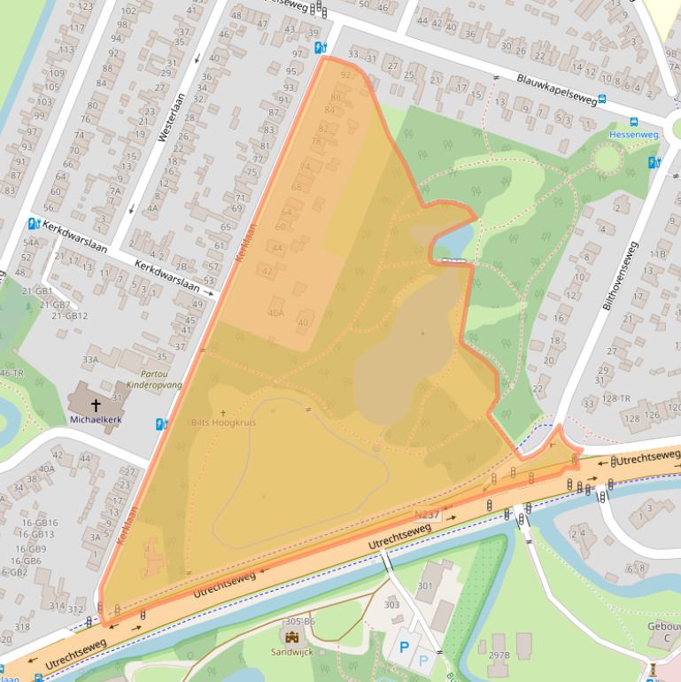 Kaart van postcodegebied 3731EJ.