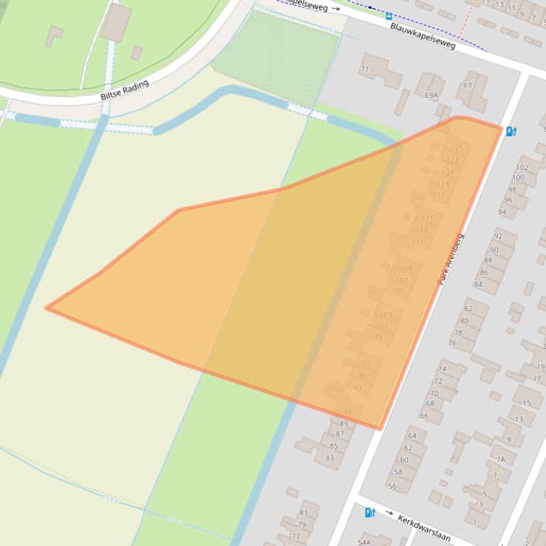 Kaart van postcodegebied 3731ER.