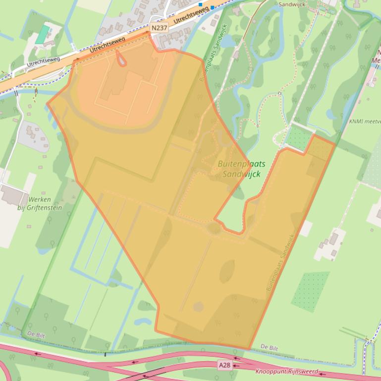 Kaart van postcodegebied 3731GJ.