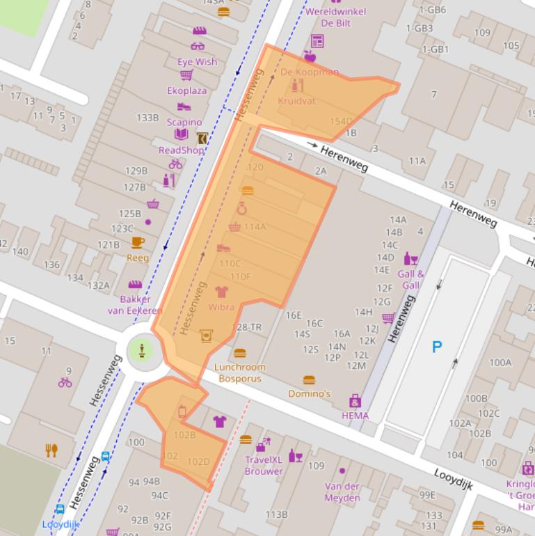 Kaart van postcodegebied 3731JM.