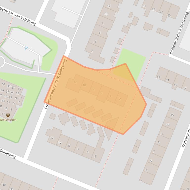 Kaart van postcodegebied 3731KB.