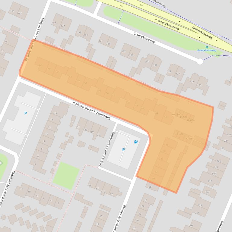 Kaart van postcodegebied 3731KE.