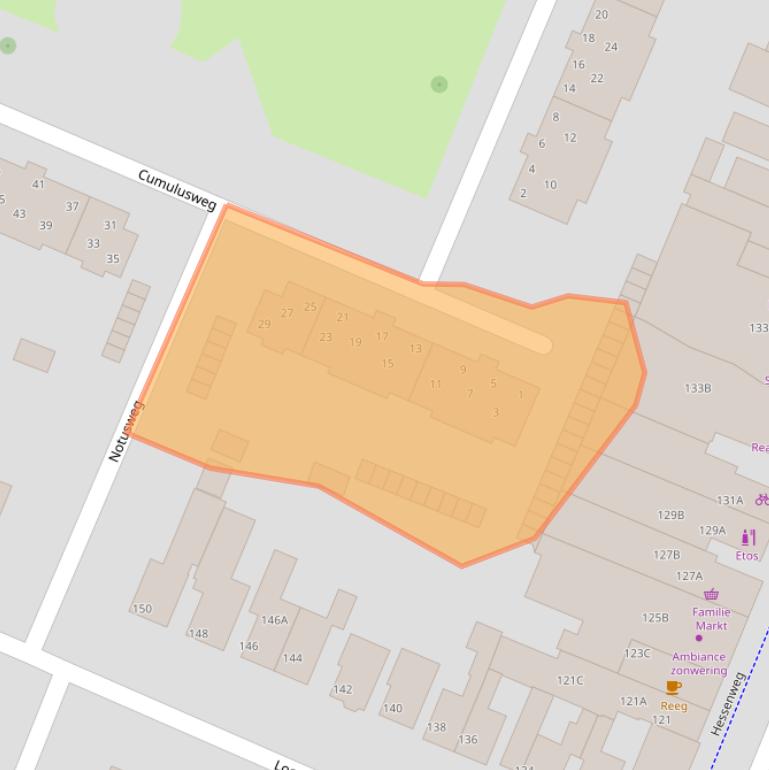 Kaart van postcodegebied 3731VC.