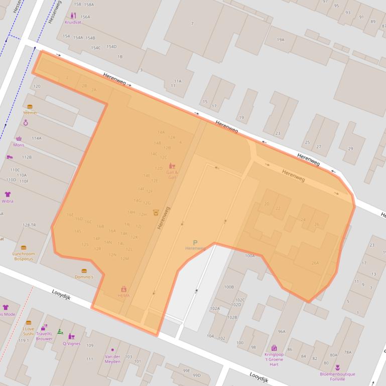Kaart van postcodegebied 3732CM.