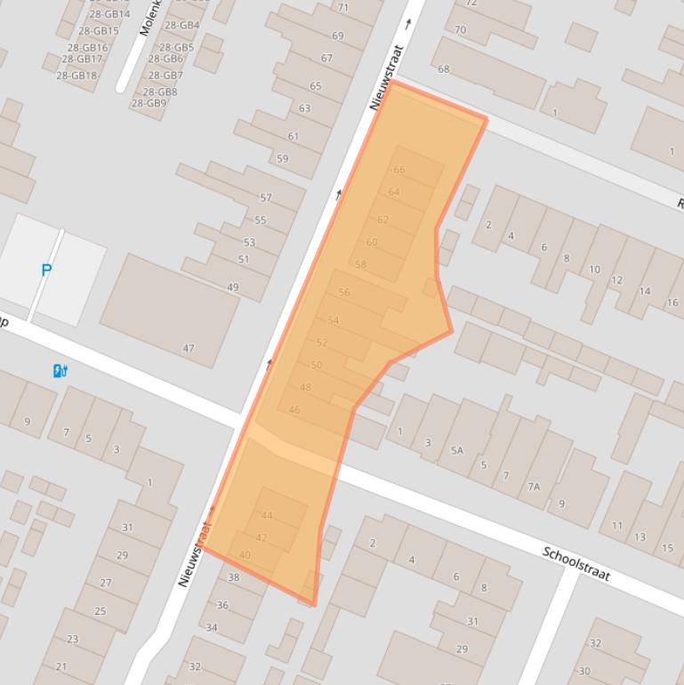 Kaart van postcodegebied 3732DM.