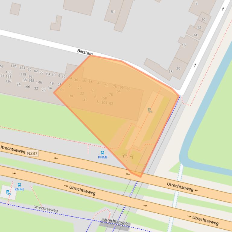 Kaart van postcodegebied 3732GT.