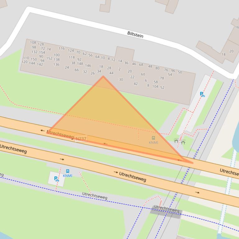 Kaart van postcodegebied 3732GX.