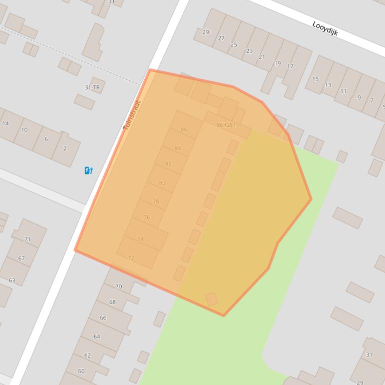 Kaart van postcodegebied 3732VN.