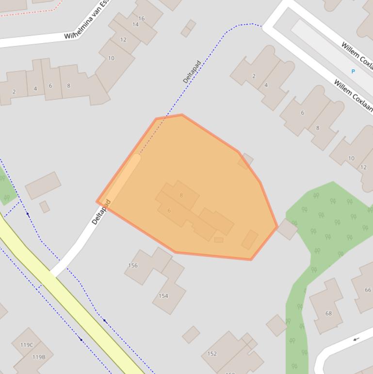 Kaart van postcodegebied 3734BT.