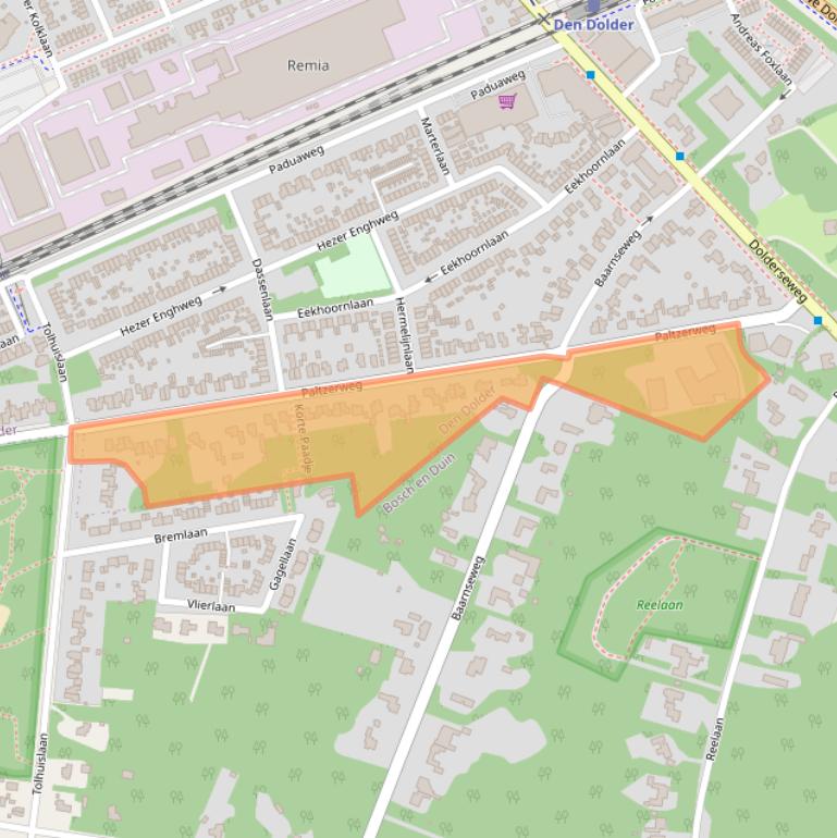 Kaart van postcodegebied 3734CN.