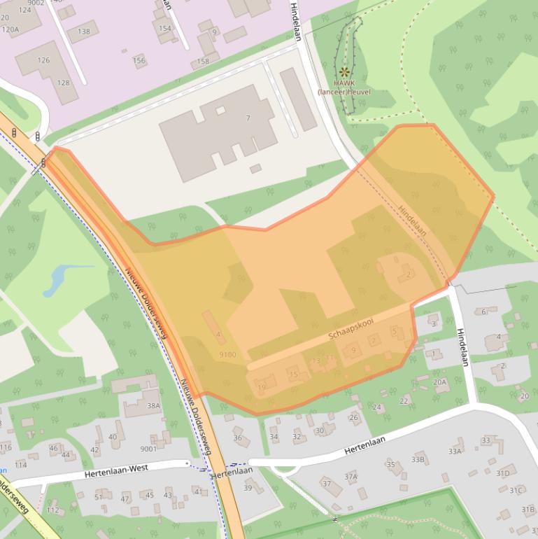 Kaart van postcodegebied 3734CR.