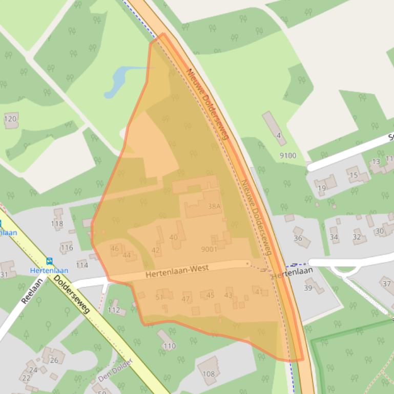 Kaart van postcodegebied 3734CS.