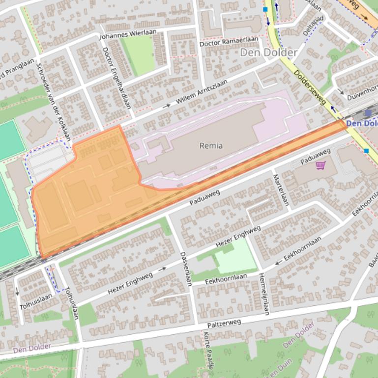 Kaart van postcodegebied 3734EE.